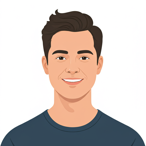 Portrait of a male user smiling