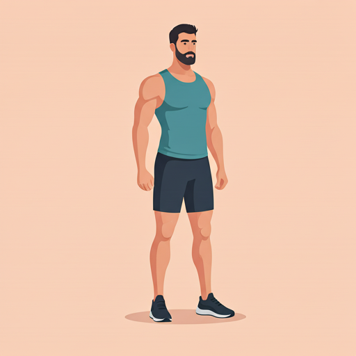 Portrait of a male fitness user